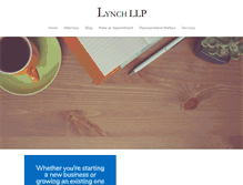 Tablet Screenshot of lynchllp.com